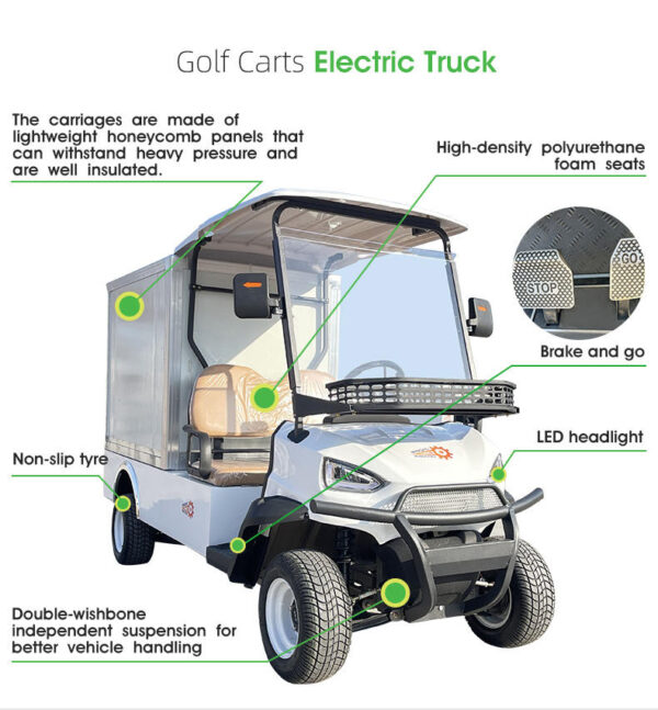 0.5 ton electric truck with cargo box